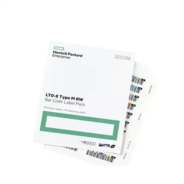 LTO 8 Ultrium RW Bar Code Label Pack